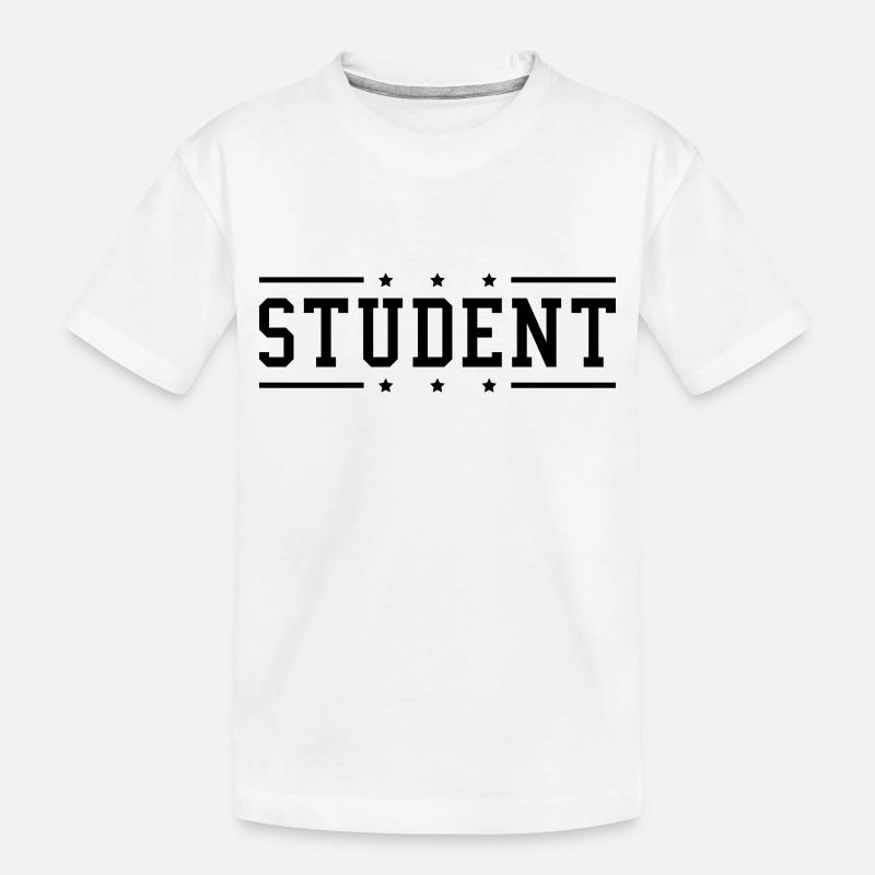 student_du1 - Kinder Premium Bio T-Shirt - Weiß