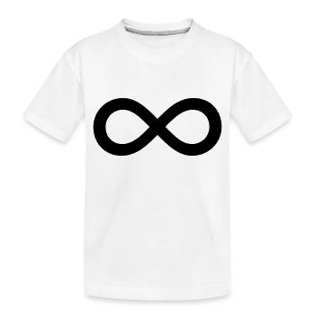 infiniment - T-shirt bio Premium Enfant - blanc - Devant