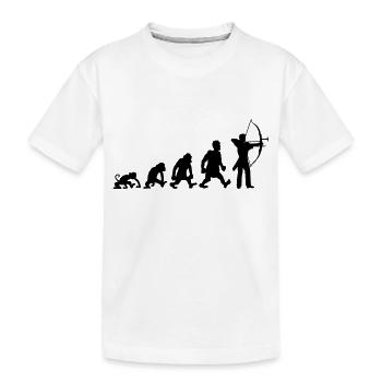 archery - Kids' Premium Organic T-Shirt - white - Front