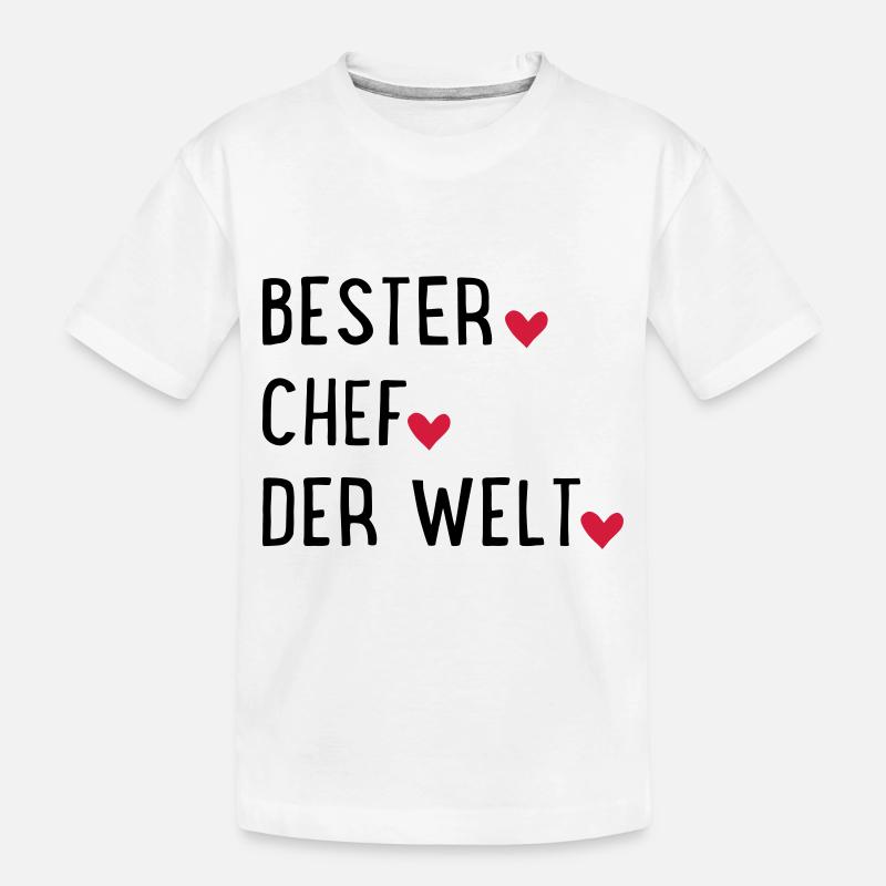 Bester Chef - Kinder Premium Bio T-Shirt - Weiß