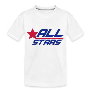 Cool Allstars Logo Design - T-shirt bio Premium Enfant - blanc - Devant