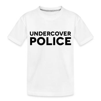 Police - T-shirt bio Premium Enfant - blanc - Devant