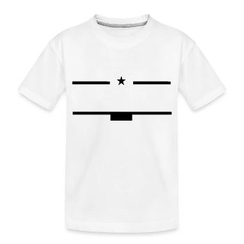 stars symbol - Kinder Premium Bio T-Shirt - Weiß - Vorne