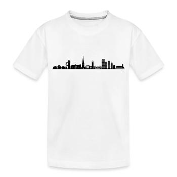Skyline - Mülheim Ruhr - Kinder Premium Bio T-Shirt - Weiß - Vorne