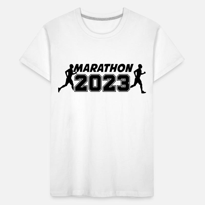 Marathon 2023 T-shirt bio Premium Enfant