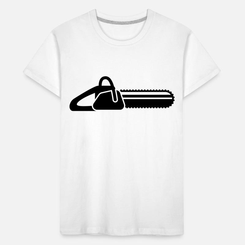 Icône d’icône de tronçonneuse T-shirt bio Premium Enfant