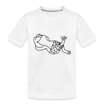 Grenouille - T-shirt bio Premium Enfant - blanc - Devant