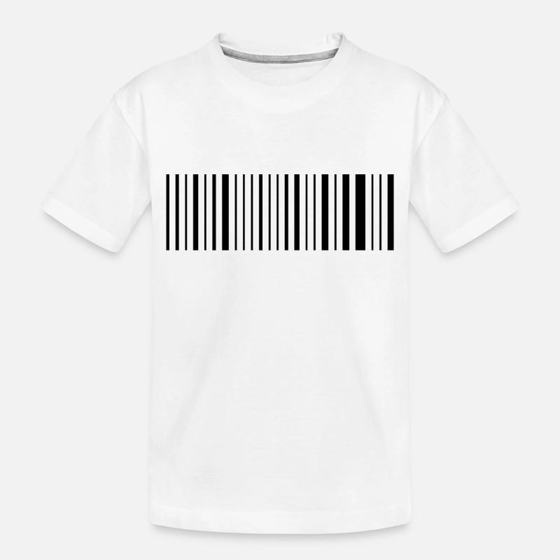 Code-barres - T-shirt bio Premium Enfant - blanc