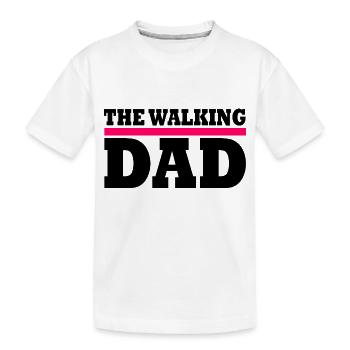 The walking dad - T-shirt bio Premium Enfant - blanc - Devant