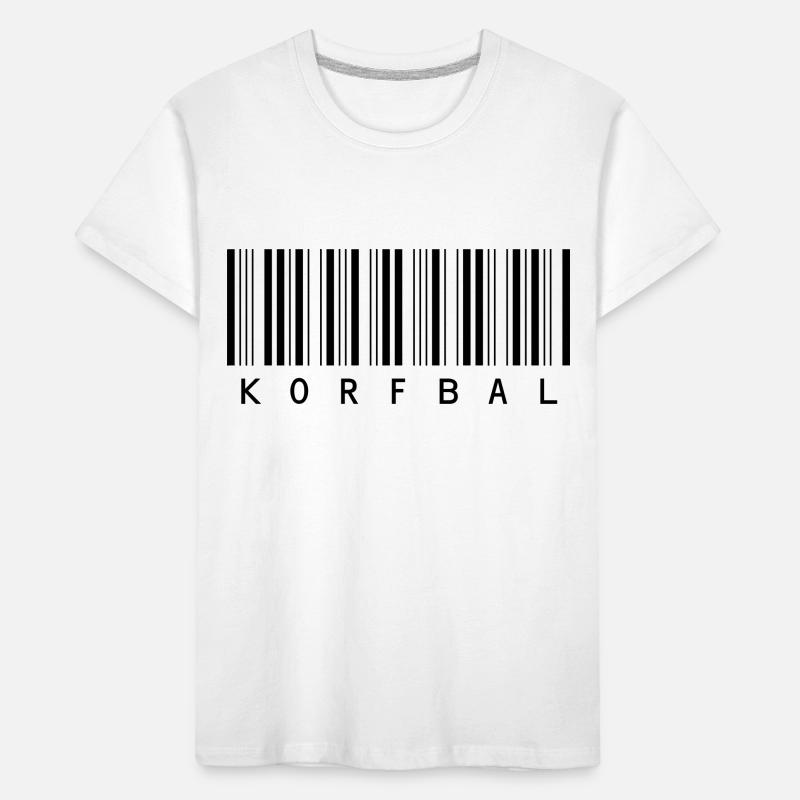Korfball BARCODE Kinder Premium Bio T-Shirt