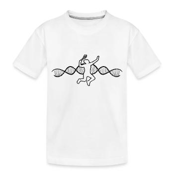 Joueur de badminton Badminton Badminton Fan de badminton - T-shirt bio Premium Enfant - blanc - Devant