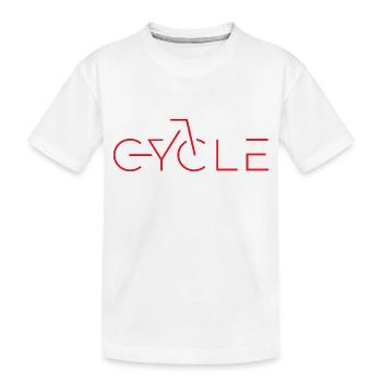Bicyclette - T-shirt bio Premium Enfant - blanc - Devant