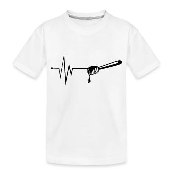 Aiguisier à impulsions de ciseau à bâton - T-shirt bio Premium Enfant - blanc - Devant