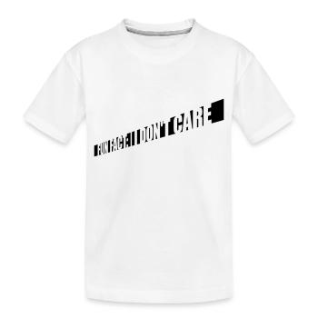 Je me fiche des faits - T-shirt bio Premium Enfant - blanc - Devant
