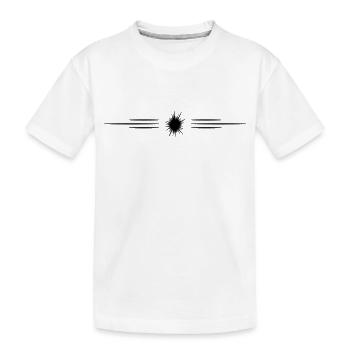 Seeigelicon Linie - Kinder Premium Bio T-Shirt - Weiß - Vorne