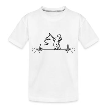 Pêche Hameçons Pêche Pêche Pêche Pêche - T-shirt bio Premium Enfant - blanc - Devant