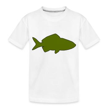Poisson rouge - T-shirt bio Premium Enfant - blanc - Devant