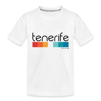 Tenerife - Teneriffa Spain Canary Islands Kanaren - Kinder Premium Bio T-Shirt - Weiß - Vorne