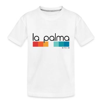 La Plama - Espagne - Iles Canaries - Kanaren - T-shirt bio Premium Enfant - blanc - Devant