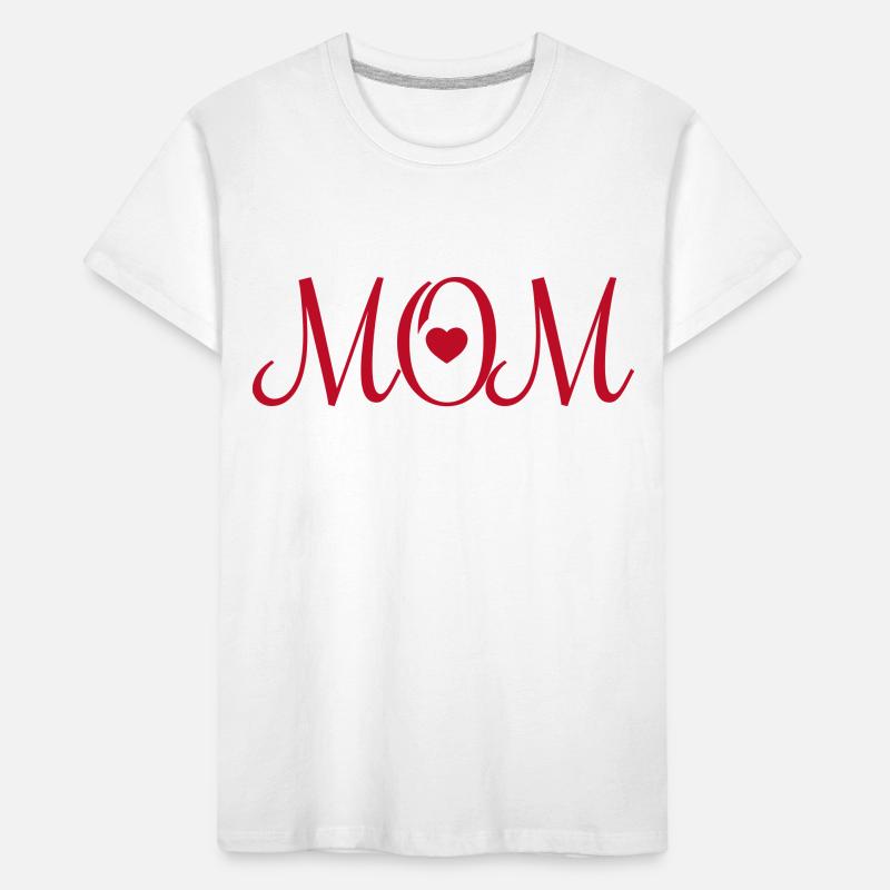 MOM Mutter - beste Mutter Muttertag Kinder Premium Bio T-Shirt
