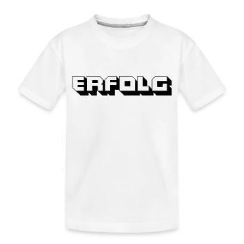 Erfolgsrausch - Kinder Premium Bio T-Shirt - Weiß - Vorne