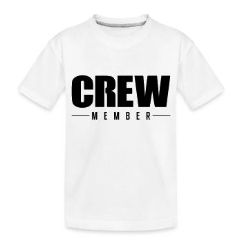 Membre d’équipage - T-shirt bio Premium Enfant - blanc - Devant