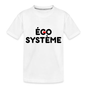 EGO SYSTEME - T-shirt bio Premium Enfant - blanc - Devant