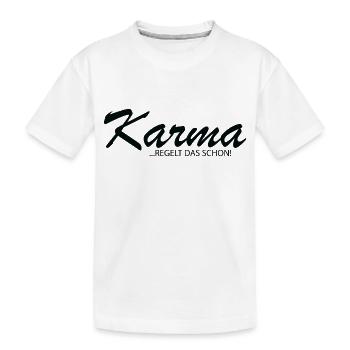 Lustiger Spruch Witzig Humor Geschenkidee - Kinder Premium Bio T-Shirt - Weiß - Vorne