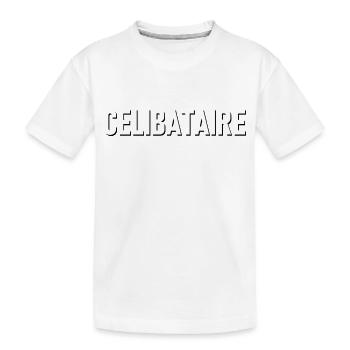 Célibataire - T-shirt bio Premium Enfant - blanc - Devant