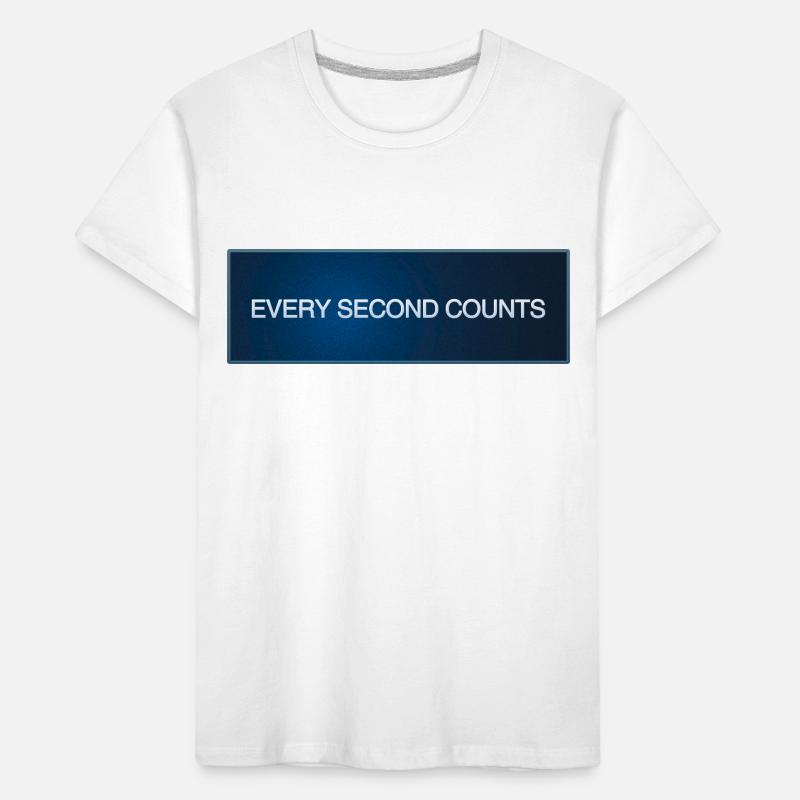 Every Second Counts Kids' Premium Organic T-Shirt