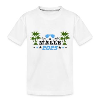malle 2025 - Kids' Premium Organic T-Shirt - white - Front