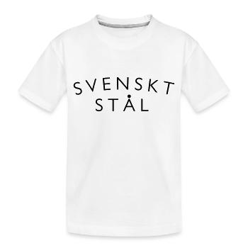 Swedish steel - Kids' Premium Organic T-Shirt - white - Front