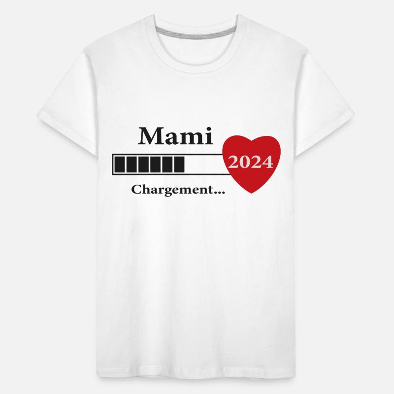 Mami - Future Mami Loading Kids' Premium Organic T-Shirt