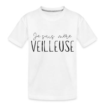 mère veilleuse - T-shirt bio Premium Enfant - blanc - Devant