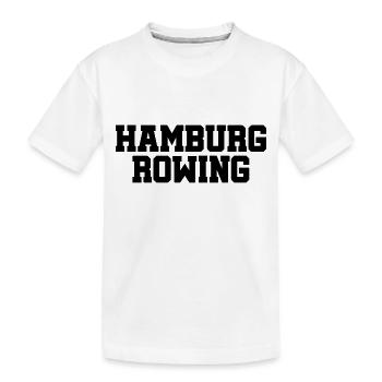 Hambourg Aviron - Rudern - Sport - Aviron - T-shirt bio Premium Enfant - blanc - Devant