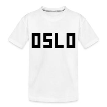 Oslo - Kinder Premium Bio T-Shirt - Weiß - Vorne