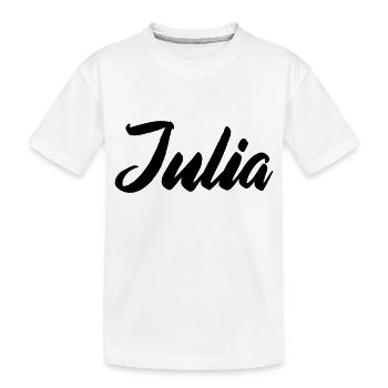 Nom de Julia - T-shirt bio Premium Enfant - blanc - Devant