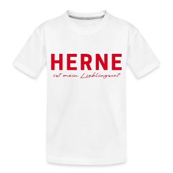 Herne T-Shirt – Montrez votre amour pour la région de la Ruhr - T-shirt bio Premium Enfant - blanc - Devant