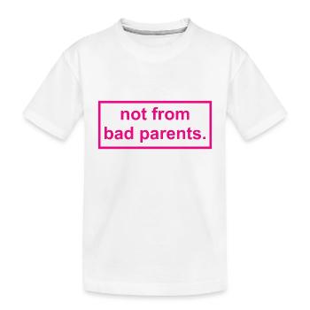 pas de mauvais parents - T-shirt bio Premium Enfant - blanc - Devant
