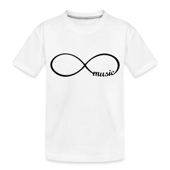 I love music * J'aime La Musique - T-shirt bio Premium Enfant - blanc - Devant