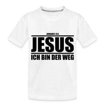 Casque - T-shirt bio Premium Enfant - blanc - Devant