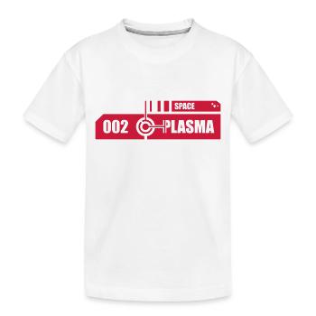 Space Plasma - Kinder Premium Bio T-Shirt - Weiß - Vorne