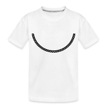 Kette 1 - Kinder Premium Bio T-Shirt - Weiß - Vorne