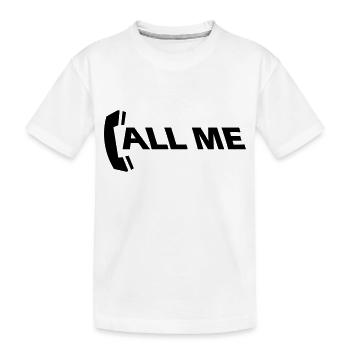 call_me_1c - T-shirt bio Premium Enfant - blanc - Devant