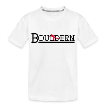 bouldering - T-shirt bio Premium Enfant - blanc - Devant