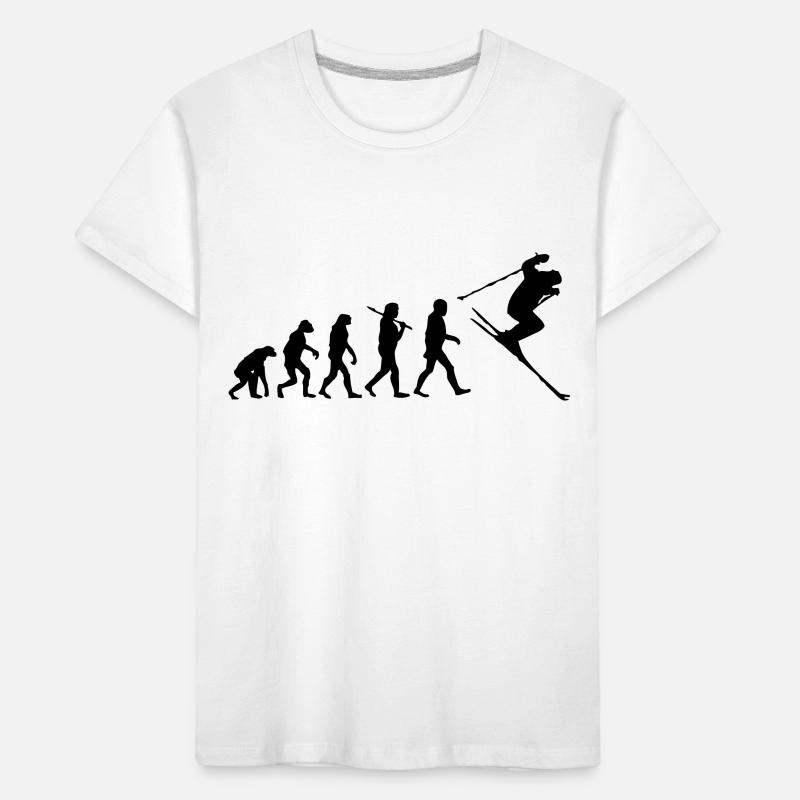 ski T-shirt bio Premium Enfant