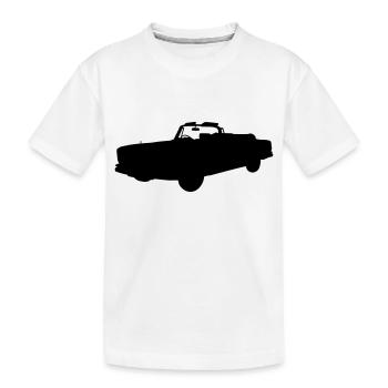 Lercabrio de voitures anciennes - T-shirt bio Premium Enfant - blanc - Devant