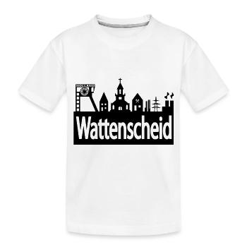 Skyline Wattenscheid - T-shirt bio Premium Enfant - blanc - Devant