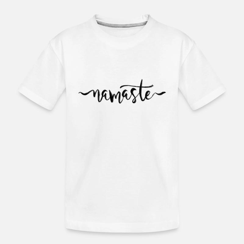 namaste - Kinder Premium Bio T-Shirt - Weiß