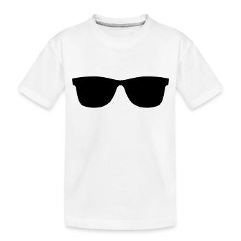 lunette de soleil 1004 n - T-shirt bio Premium Enfant - blanc - Devant